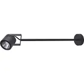 LCD LED-ulkoseinävalaisin 5012, musta, alumiini, lasi, 68 cm 5012, Musta, Alumiini, Moderni