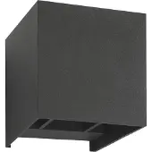 LCD Led ulkoseinävalaisin 5080/5081, Musta, Alumiini