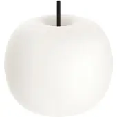 Kdln Design-pöytävalaisin KUSHI 33, himmennettävä, Valkoinen/opaali, Olohuone/ruokailutila, Lasi, Design