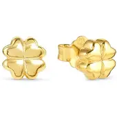Nomination Armonica hopeakorvakorut Four Leaf Clover Gold 241307/003