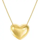 Nomination Armonica hopeakaulakoru Large zirkonioilla heart Gold 241306/006