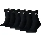 Puma Short Crew 6P Unisex Ecom - Black - 39-42