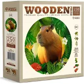 WoodenCity Puupalapeli, Kapybara, 250, woodencity, HE 0302-L,