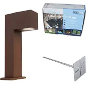 QAZQA Teollinen seisova ulkovalaisin ruosteenruskea 30 cm IP44 - Baleno
