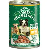 James Wellbeloved 6x400g Senior Dog Hypoallergenic lammas- & kanapatee koiranruoka