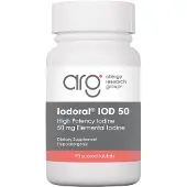 Allergy Research Group Iodoral (jodi ja kaliumjodidi) 50 mg, 90 tablettia