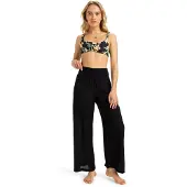 Roxy Along The Beach Housut musta, S