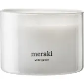 Meraki White Garden Scented Candle Large
