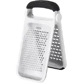 Oxo 11216000, Tasainen raastin, Musta, Ruostumaton teräs, Valkoinen, Ruostumaton teräs, Muovi, Ruostumaton teräs, 1 kpl