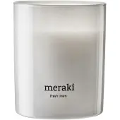 Meraki Fresh Linen Scented Candle Medium