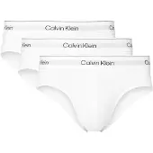 Calvin Klein Hip Brief 3Pk - White - M