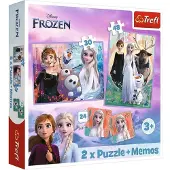 Trefl FROZEN Palapelisetti Frozen 2, 30 + 48 + M24