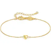 Nomination Armonica hopearannekoru zirkonioilla heart Gold 241302/006