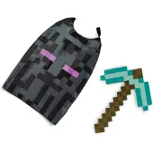 Disguise Minecraft Pickaxe & Cape Set - Multi/patterned - S (5-6)