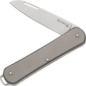 Fox knives Vulpis FX-VP130TI, M390, Sandblasted Titanium, pocket knife