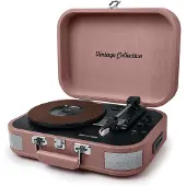 Muse Stere Vinylilevysoitin lohi 33/45/78 kierrosta integroituine kaiuttimineen - USB/SD/AUX - Kuulokeliitäntä MT-201BTP-MATCH