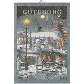 Ekelund - Göteborg Natt Keittiöpyyhe 35x50 cm