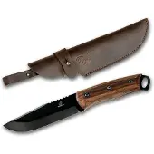 BeaverCraft Tools eräpuukko 250 mm, hiiliteräs, pähkinäpuu, kotelo