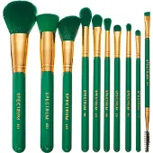 Spectrum Collections 10 Piece Malachite Brush Set
