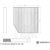 Blue Print Suodatin, sisäilma ADBP250115
