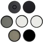 Urth 77 mm 4-in-1 magneettinen linssisuodatinsarja (plus+) - UV CPL neutraalitiheys ND8 ND1000 monipinnoitettu optinen lasi erittδin ohut kameran lin