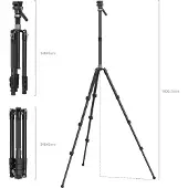 SmallRig 4221 Travel Video Tripod Kit jalustapakkaus