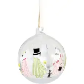 Muurla - Muumi Joulupallo 9 cm Pyjamat
