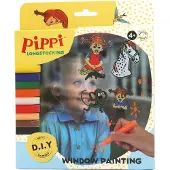 Peppi Pitkätossu Ikkunamaalaussetti
