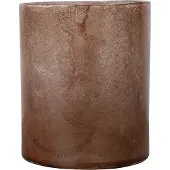By On Calore kynttilälyhty-maljakko L Ø20 cm Rusty red