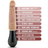 Dr Skin Värähtelevä dildo Dr. Skin Silicone Dr. Knight