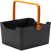 Fiskars - Puutarhatyökalulaatikko 35,3x31,1x17,3 cm Musta