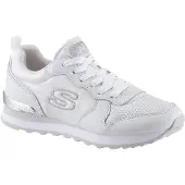 SKECHERS Matalavartiset tennarit 'Gold'n Gurl' hopea / offwhite