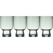Lyngby Glas Vandglas Sorrento 4 Stk. - Green - 30 CL