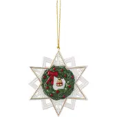 Villeroy & Boch Christmas Classics joulukoriste tähti Valko-vihreä