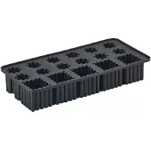 Zone Denmark Ice Cube Tray Singles - Black - 22X 11X 3.9CM