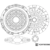 Blue Print Kytkinpaketti ADBP300068