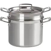 Le Creuset 3-ply casserole with pasta tray, 20 cm, 5L