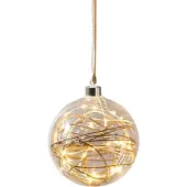 Star Trading - Glow Joulupallo 14 cm