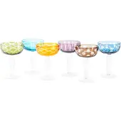 Pols Potten - Cuttings Coupe Lasi 14,5 cm 6 kpl Monivärinen
