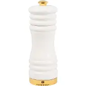 Zassenhaus Mat-pippurimylly, valkoinen/kulta, 15 cm