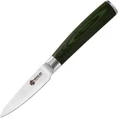 Hexclad vihannesveitsi 67-kerros damaskus 9 cm Vihreä