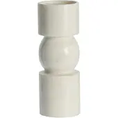 Lene Bjerre Ellia Candlestick - White - H:23CM x 9