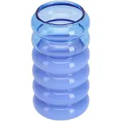 Design Letters Bubble 2-in-1 vaasi ja kynttilänjalka 13,5 cm Blue