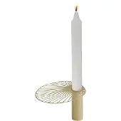Pluto Design Sun kynttilänjalka iso 9 cm Kulta