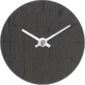 Hemverk - Dark Oak Pöytäkello 12 cm Tumma tammi/Hopea