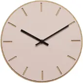 Hemverk - Powder Seinäkello 28 cm Vaaleanpunainen/Musta