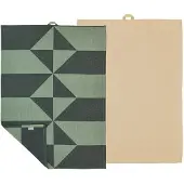 Södahl - Twist Keittiöpyyhe 50x70 cm 2 kpl Hedge Green