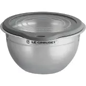 Le Creuset - Kulho lasikannella 19 cm 1,4 L Teräs/Harmaa