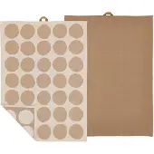 Bastian - Bubbles Keittiöpyyhe 50x70 cm 2 kpl Warm Taupe
