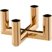 Uyuni Lighting - Matrix Kynttilänjalka 4 kynttilää 7,5 cm Kulta